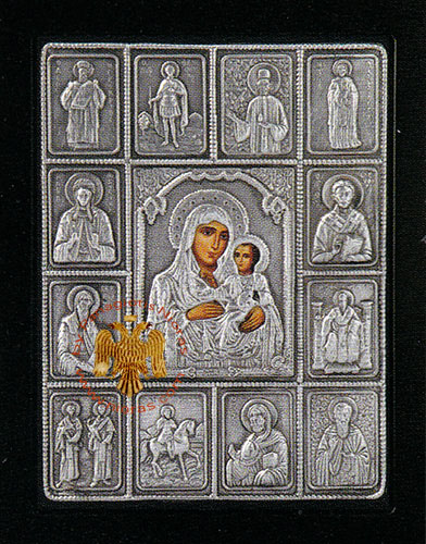 Theotokos Panagia of Jerusalem Eikonostasi Aluminum Icon